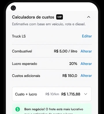 Calculadora de fretes